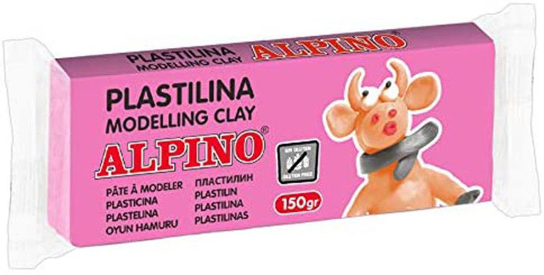Plastilinas ALPINO, 150 g, rožinis