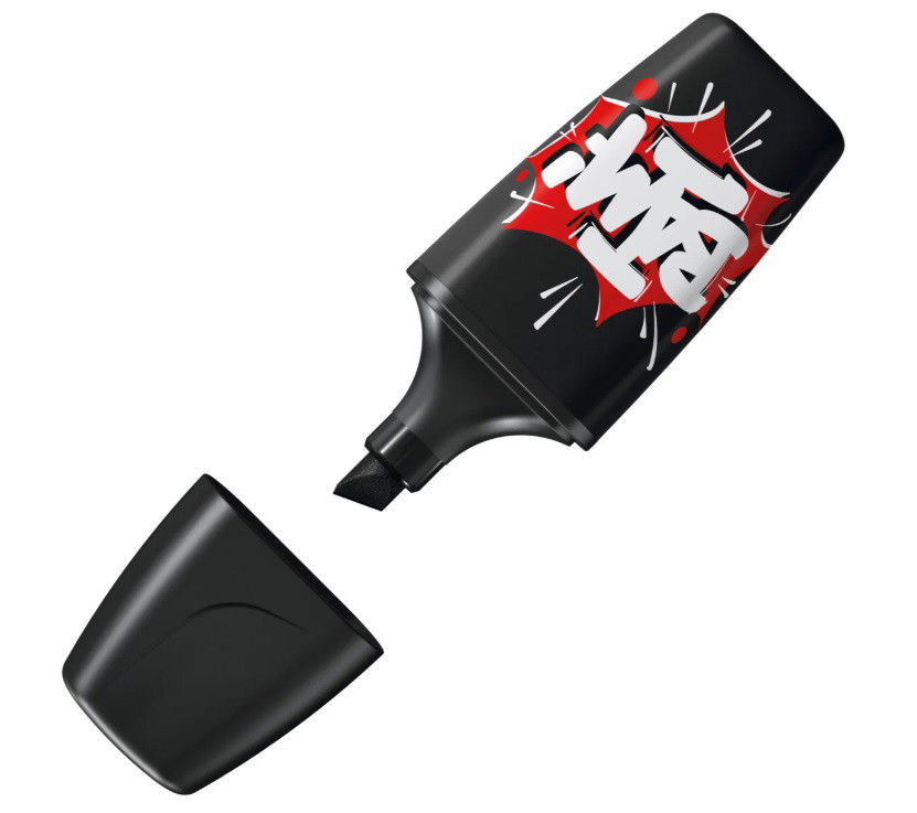 Teksto žymeklis STABILO BOSS MINI by Snooze One, juoda