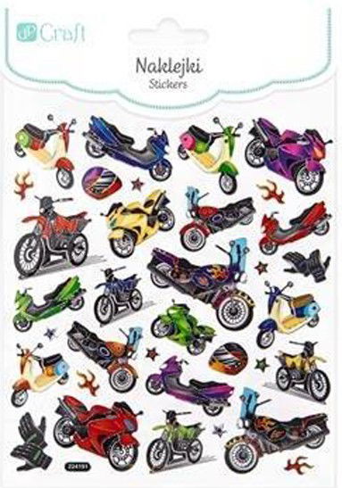 Lipdukai MOTOCIKLAI, 34 vnt.