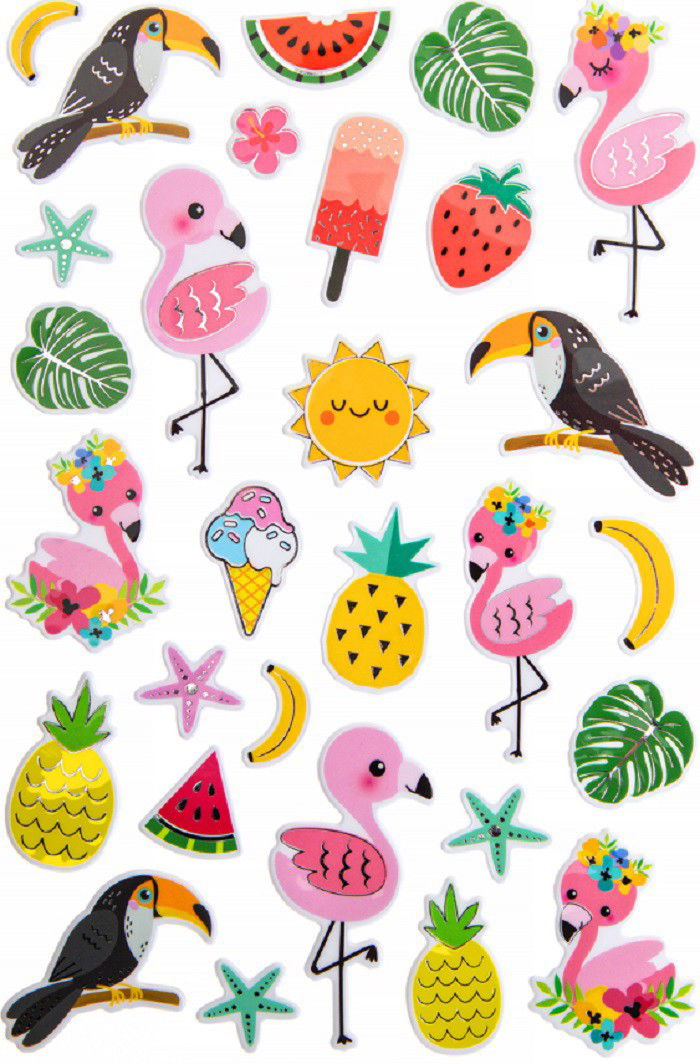 Lipdukai 3D TROPICS, 29 vnt.