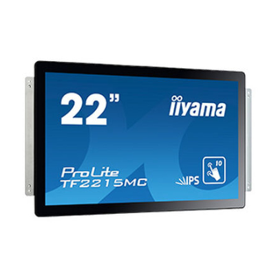22" PCAP, Bezel Free 10P Touch Screen, 1920 x 1080, Anti-Fingerprint coating, 350cd/m², 1000:1, 14ms, Thru Glass,  External Power Adapter, VESA 100, MultiTouch only with supported OS,  IP65, 7H glass|TF2215MC-B2