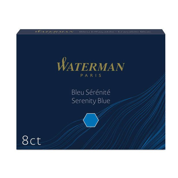 Waterman Standard Blue Florida rašalo kapsulės - S0110860