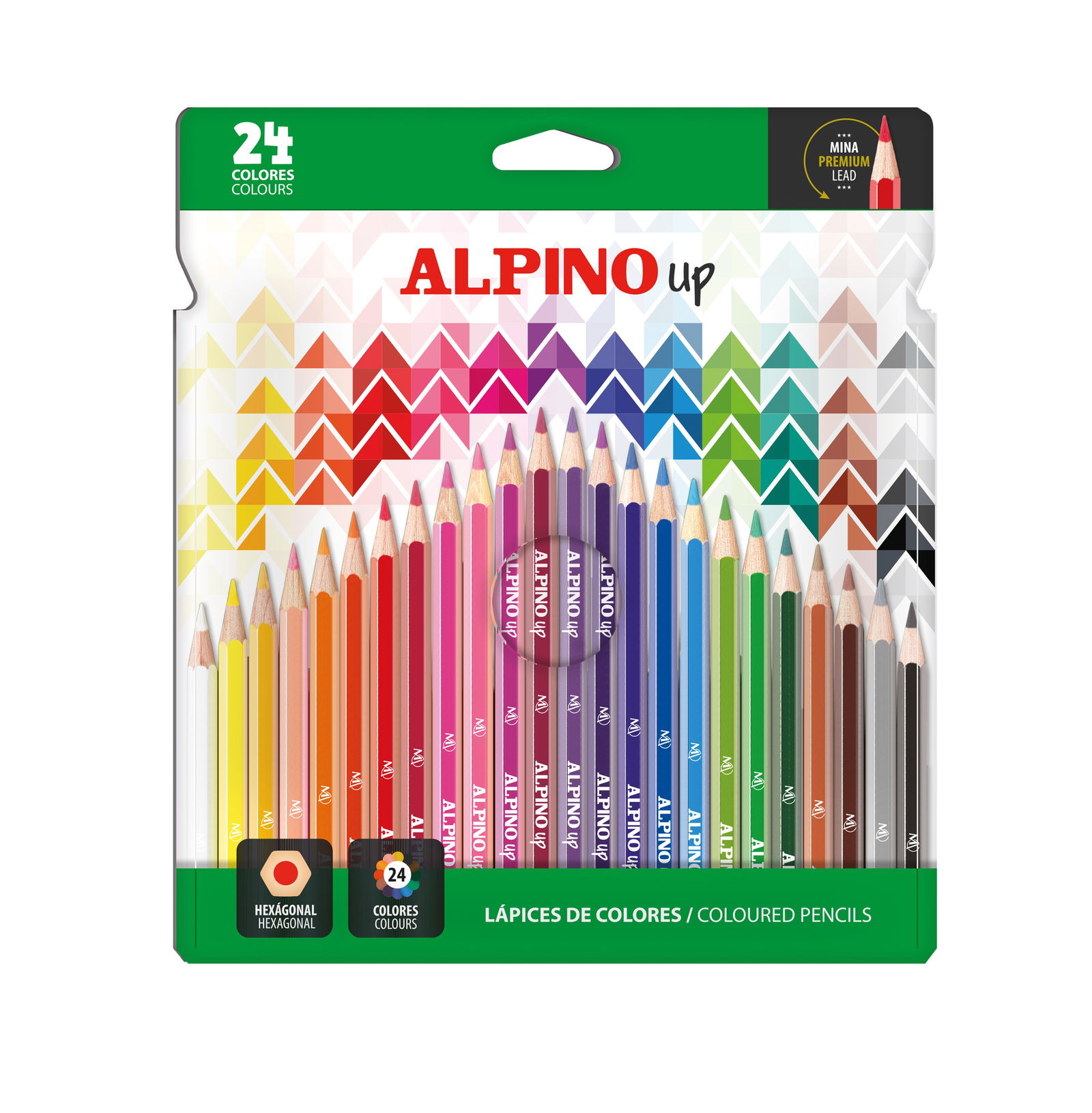Pieštukai spalvoti ALPINO, 24 spalvos