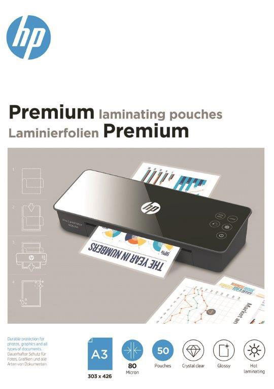Laminavimo vokelis HP Premium A3 80mic 50 vnt.