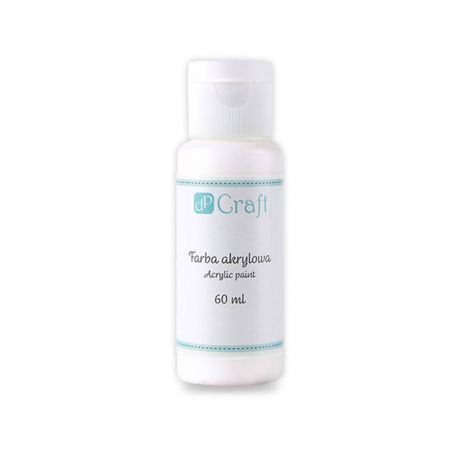 Akriliniai dažai 60 ml, WHITE