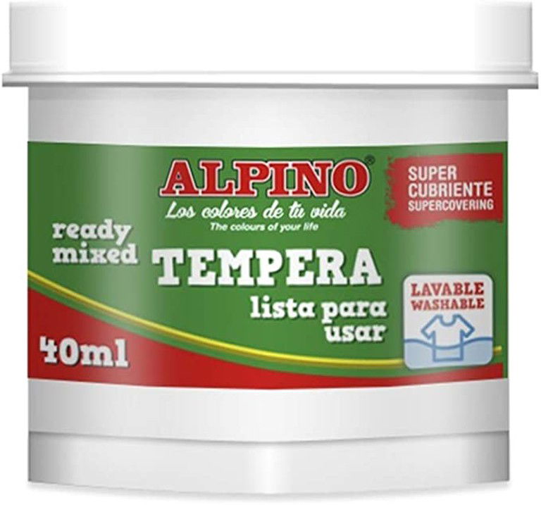 Guašas (tempera) ALPINO  White, 40 ml