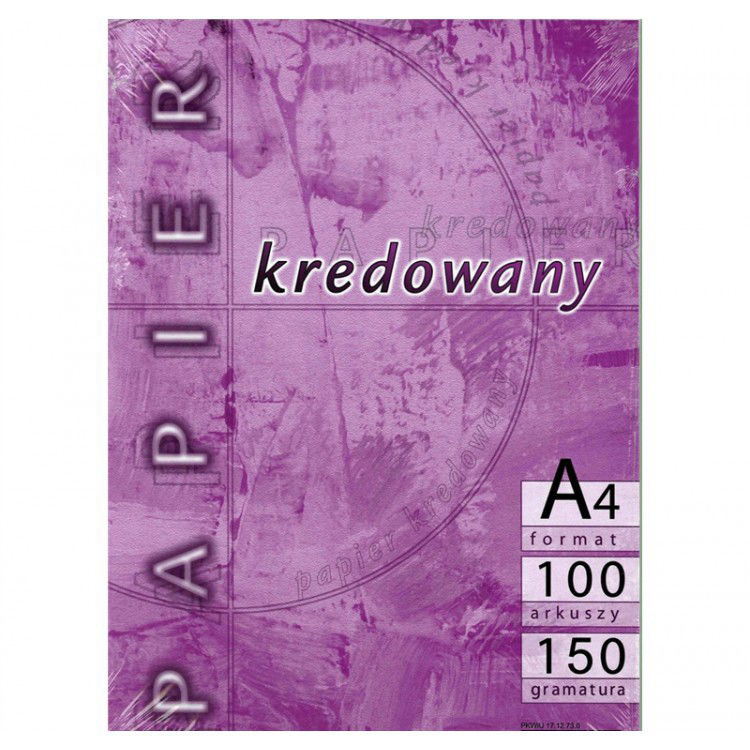 Baltas kreidinis popierius A4/150g 100 lapų