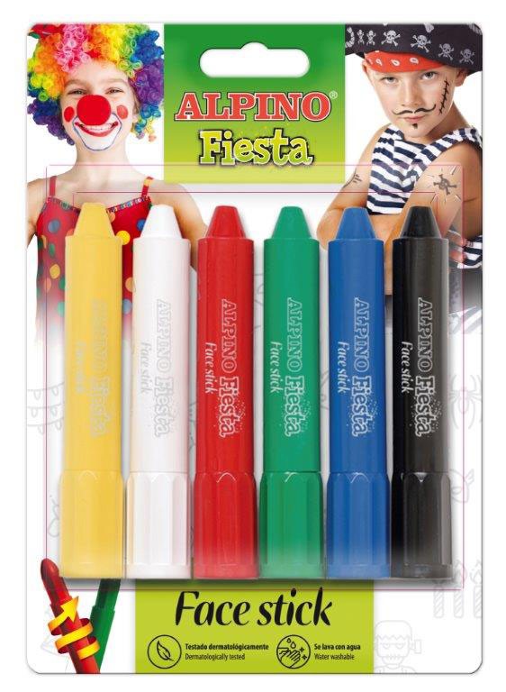 Kreidutės  grimui APLINO Fiesta 6 spalvos
