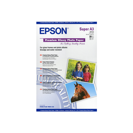 Premium Glossy Photo Paper A3, 250g/m2, 20 sheets|C13S041316