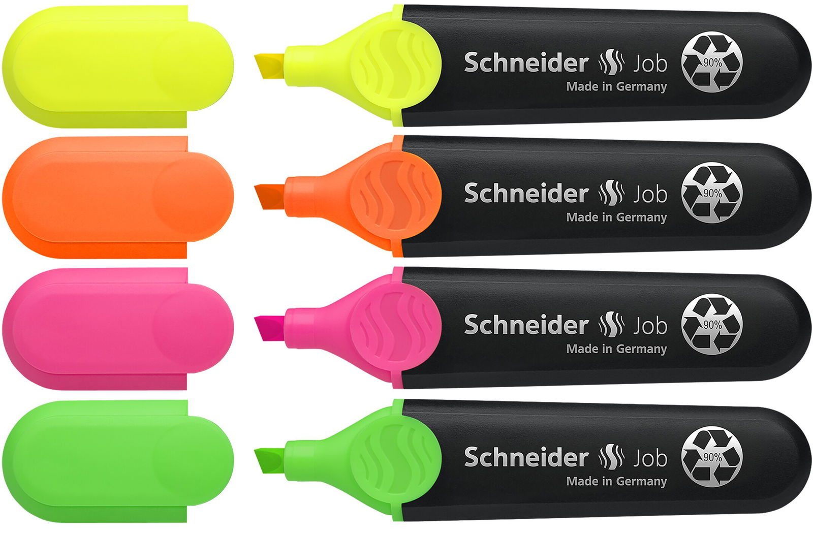 Teksto žymeklių Schneider Job rinkinys 4 vnt