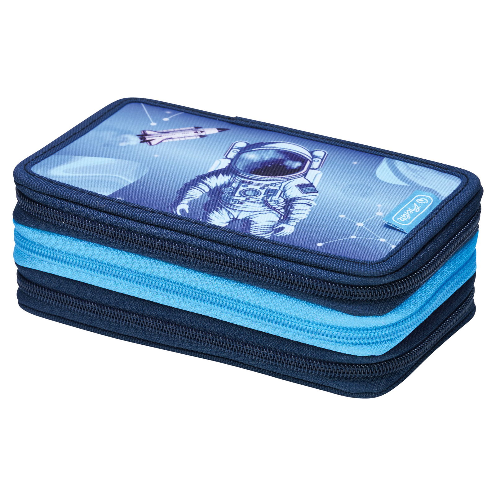 Penalas 3-jų dalių Herlitz Cosmic Explorer su mokyklinėmis priemonėmis