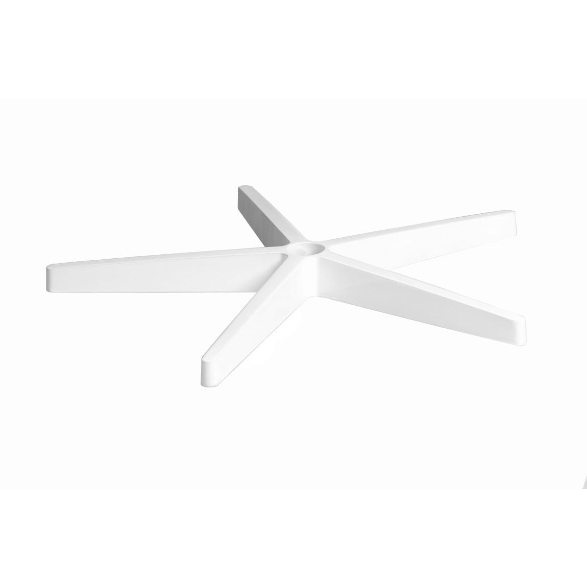 Biuro kėdės kryžmė ratukams | ALUMINIUM BASE - LACQUERED