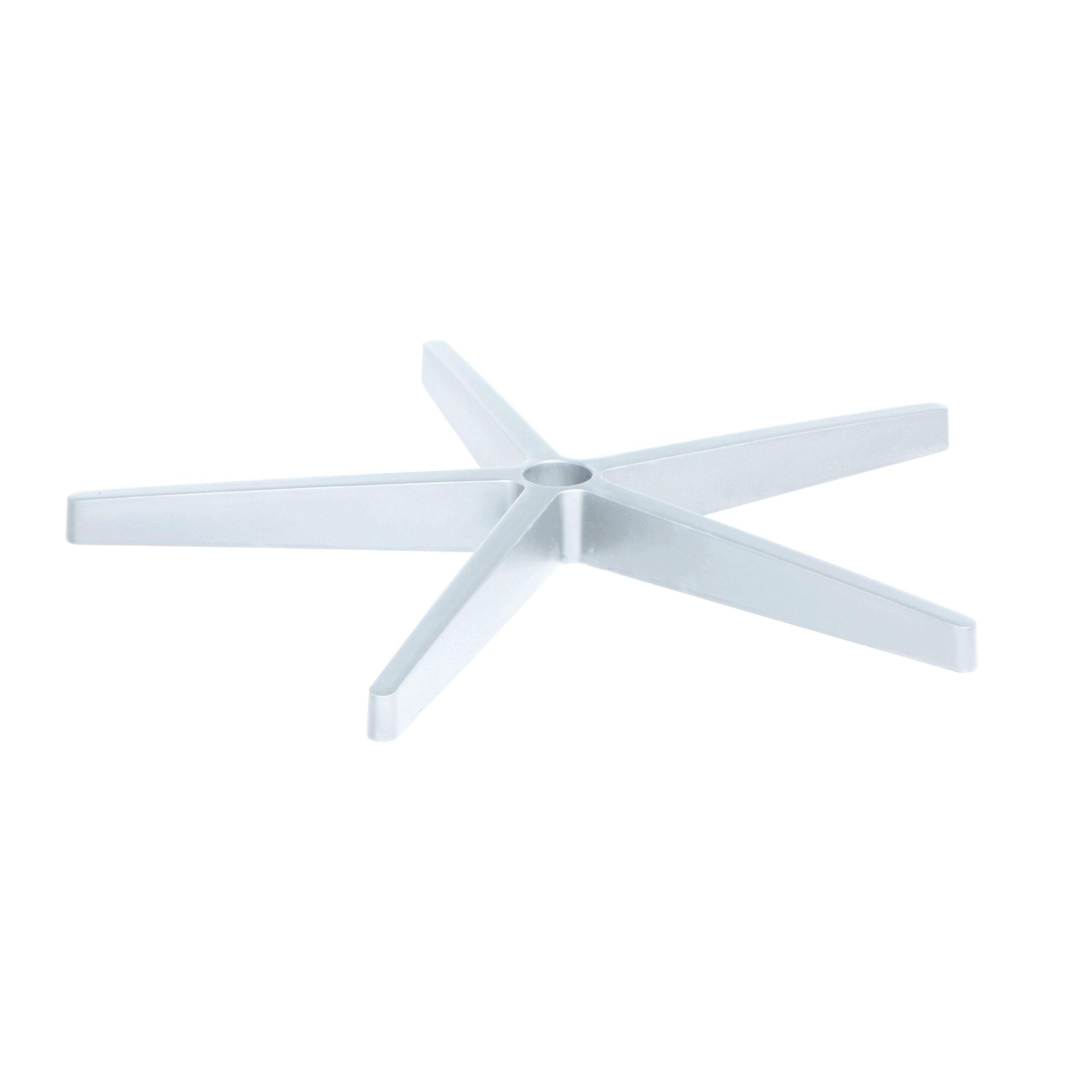 Biuro kėdės kryžmė ratukams | ALUMINIUM BASE - LACQUERED