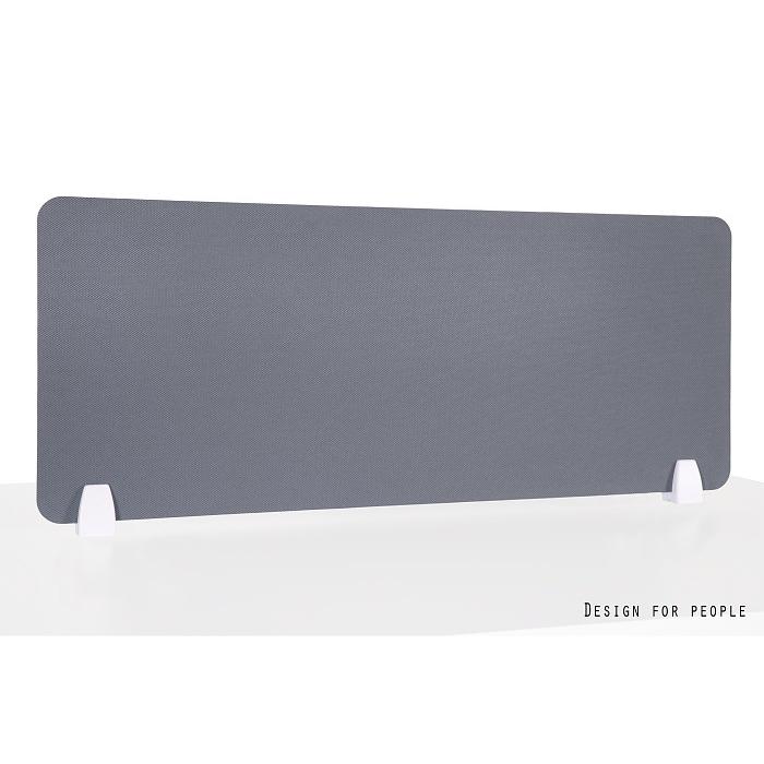 Biuro stalų akustinė sienelė | DESK DIVIDER 100X40 - WHITE