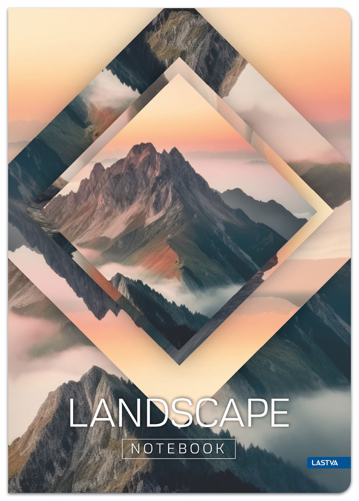 Sąsiuvinis linijomis A5 60 lapų 80g LANDSCAPE