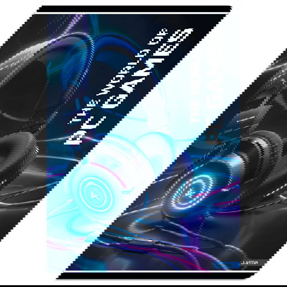 Sąsiuvinis langeliais A5 32 lapai 80g PC GAMES