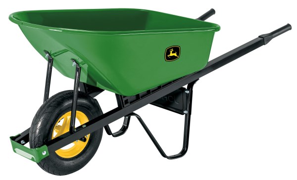 Vieno rato profesionalus karutis 100 l John Deere