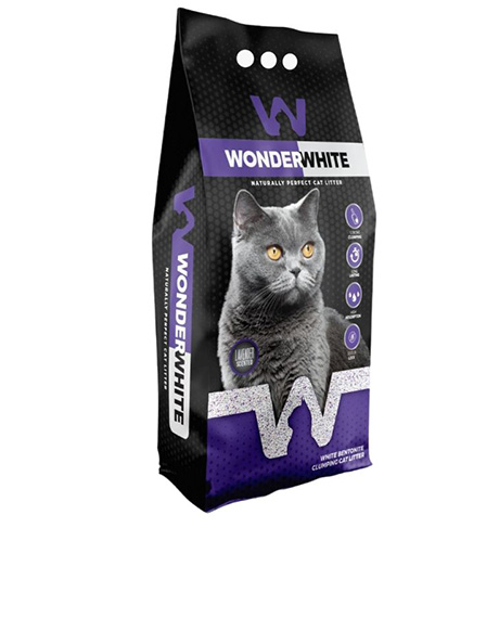 Wonder White bentonitinis kraikas katėms, levandų, 11.8l/10kg