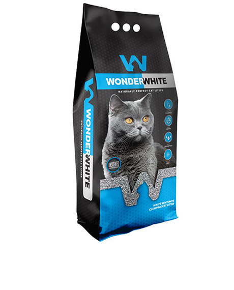 Wonder White bentonitinis kraikas katėms, 11.8l/10kg