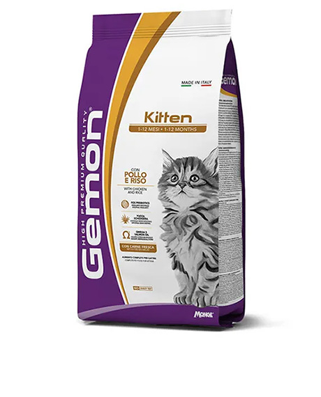 Gemon Kitten sausas maistas kačiukams su vištiena : Pakuotė - 2 kg