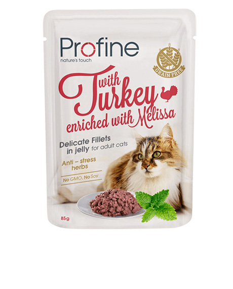 Profine konservai katėms su kalakutiena Jelly with Turkey, 85 g