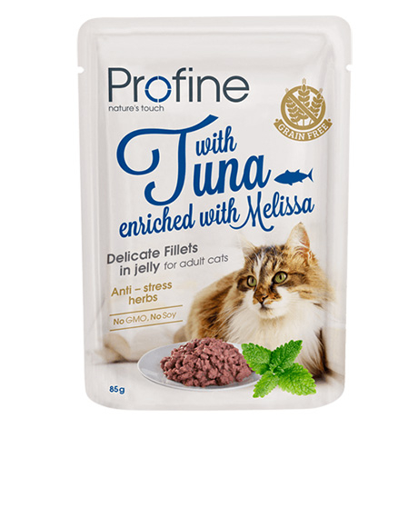 Profine konservai katėms su tunu Jelly with Tuna, 85 g