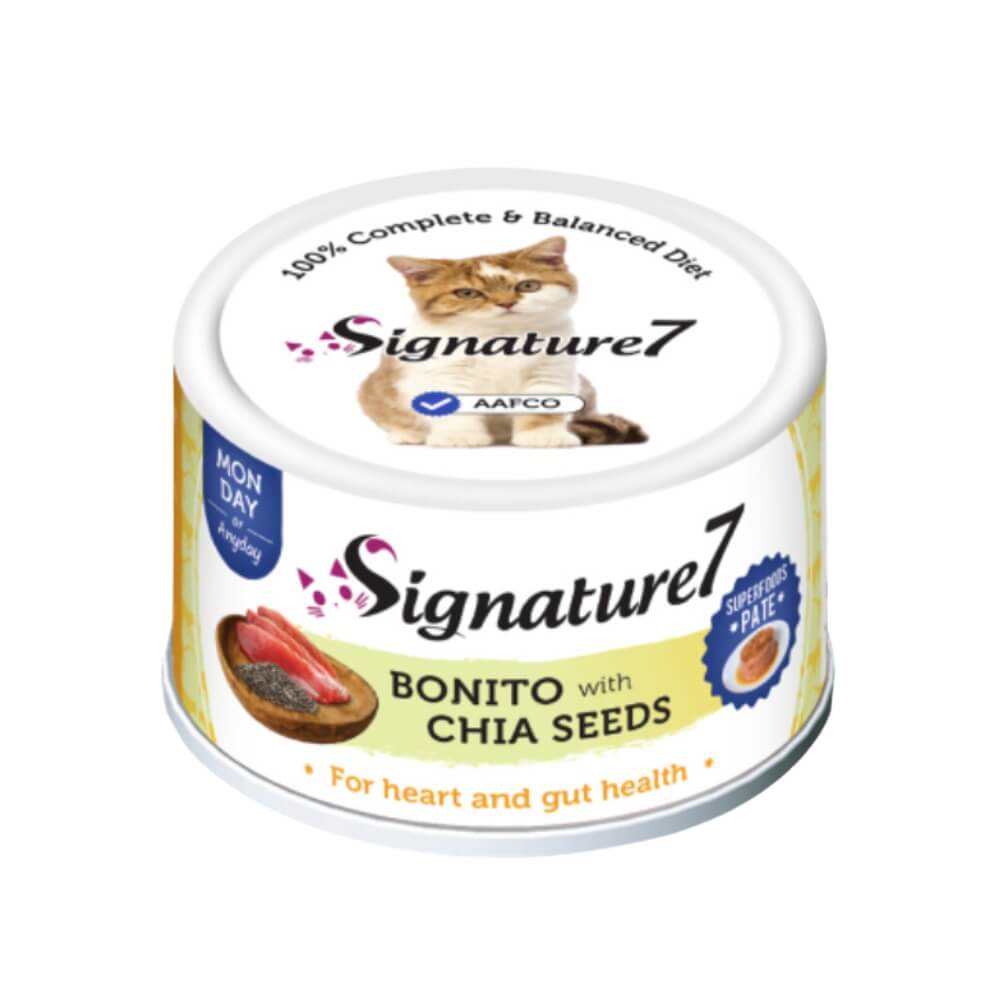 Signature7 REAL Meat Pate konservai su tunu ir šalavijo sėklomis drebučiuose, 80 g