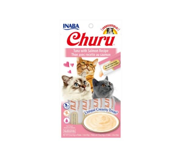 Churu skanėstas katėms Tuna Salmon 56g (tunas ir lašiša)