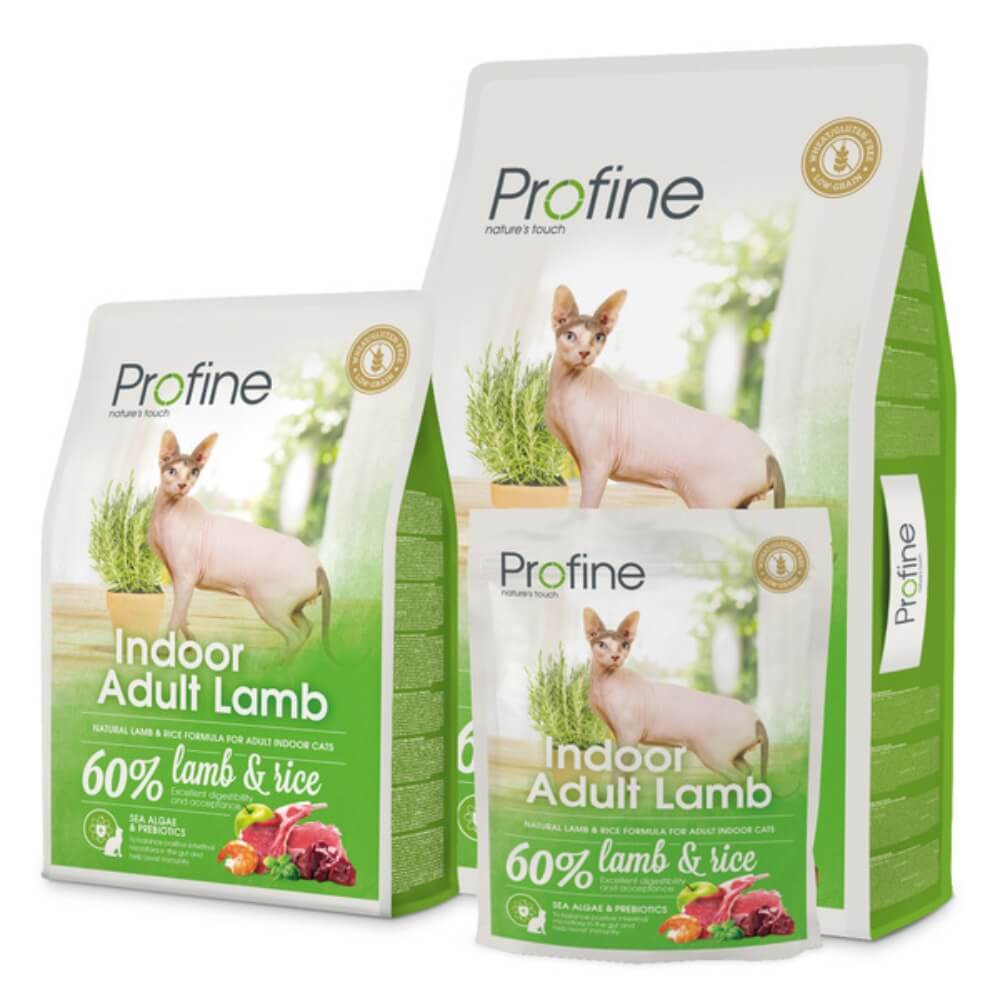 Profine Indoor Adult Lamb sausas maistas katėms su ėriena