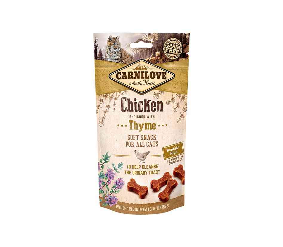 Carnilove Chicken And Thyme skanėstas katėms su vištiena ir čiobreliais 50g