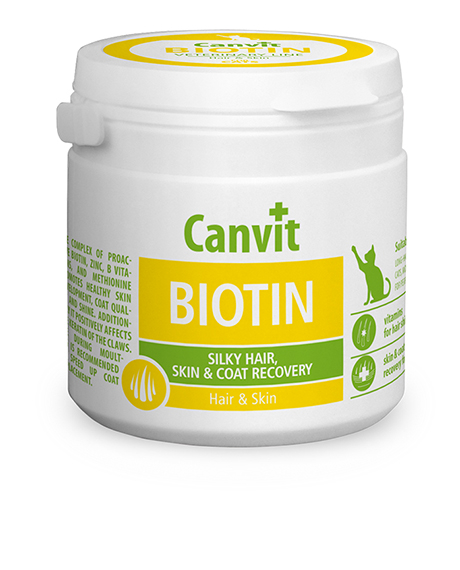 Canvit Biotin papildai katėms odai ir kailiui, N100, 100 g