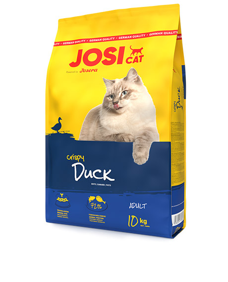 Josera Josicat Crispy Duck sausas maistas katėms su antiena : Pakuotė - 1.9 kg