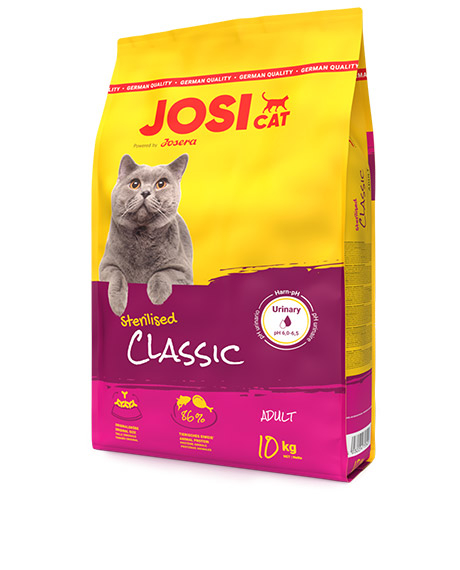 Josera Josicat Sterilised Classic sausas maistas sterilizuotoms katėms : Pakuotė - 1.9 kg