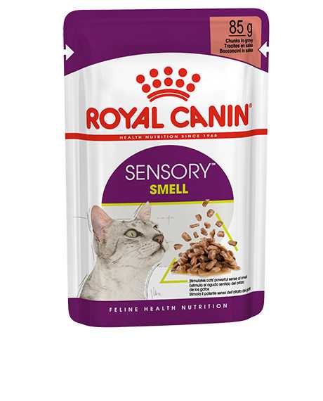 Royal Canin Sensory Smell Gravy konservai katėms : Pakuotė - 12 x 85 g