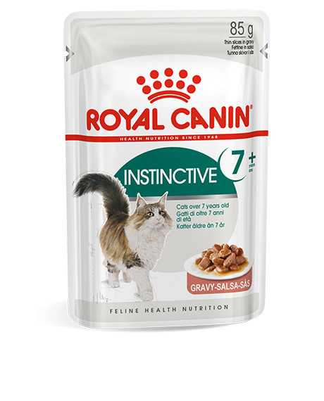 Royal Canin Instinctive 7+ Gravy konservai katėms, 12x85 g