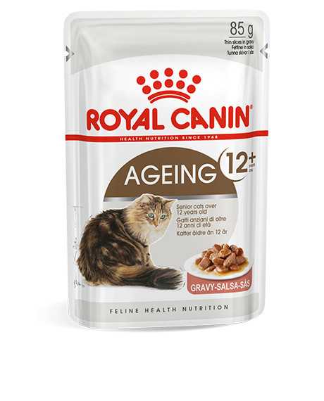 Royal Canin Ageing 12+ Gravy konservai katėms : Pakuotė - 12 x 85 g