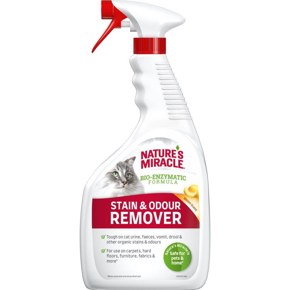 Nature's Miracle Stain-Odour Remover Melion kačių dėmių ir kvapų valymo priemonė, 946 ml