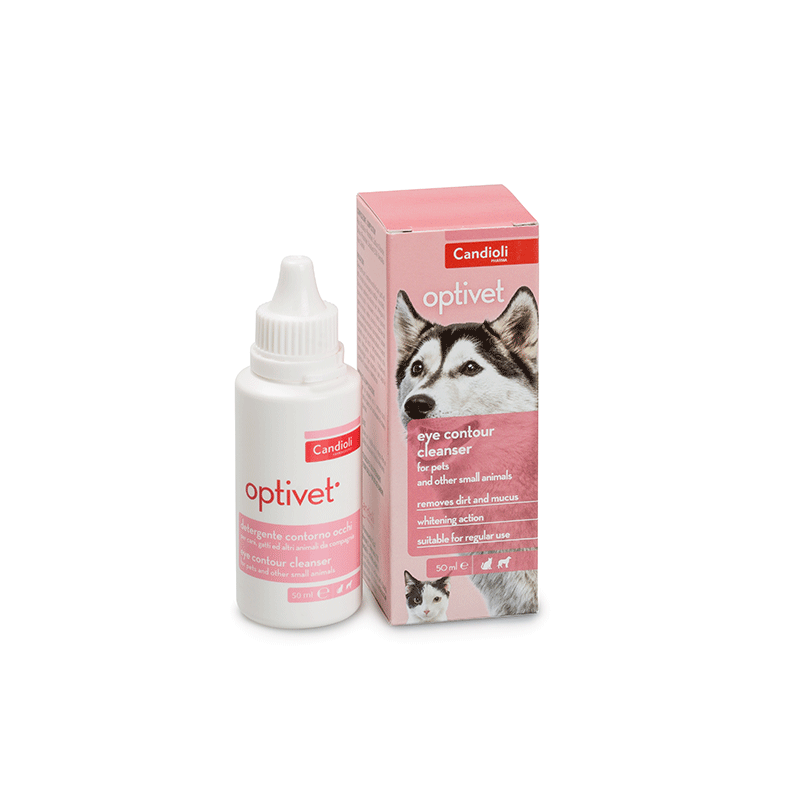 Candioli Optivet akių kontūro valiklis augintiniams, 50 ml