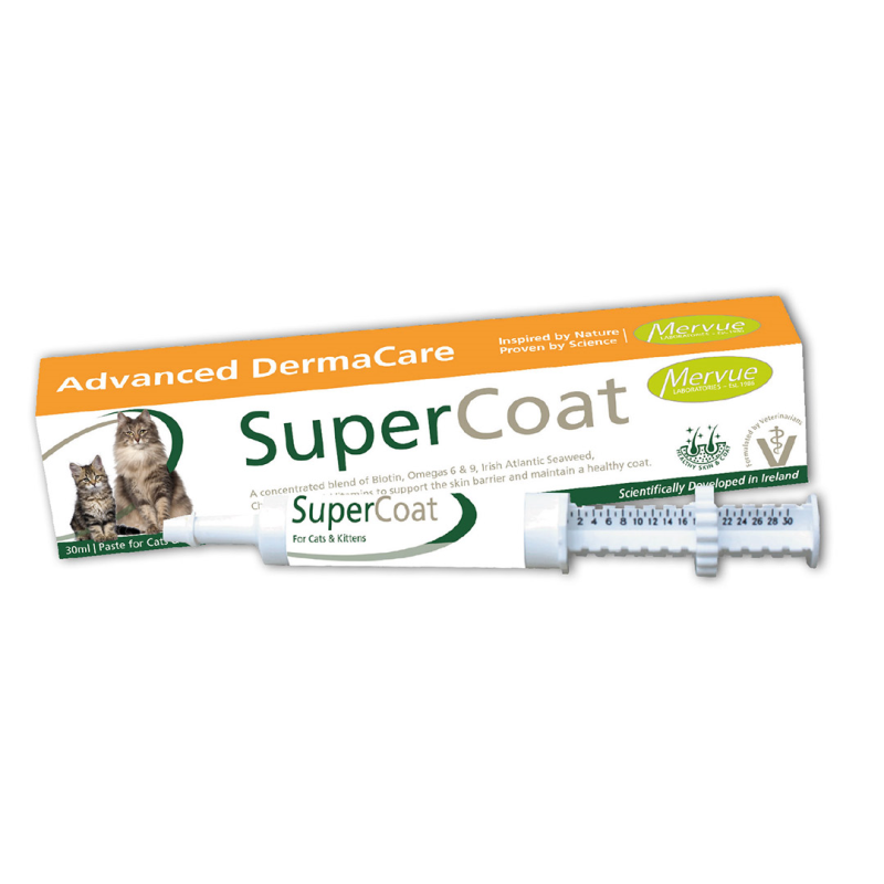 Mervue SuperCoat papildai katėms ir kačiukams 30 ml