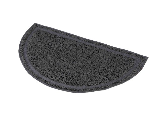 TRIXIE Kilimėlis prie tualeto pusiau apvalus PVC 41x25 cm antracito