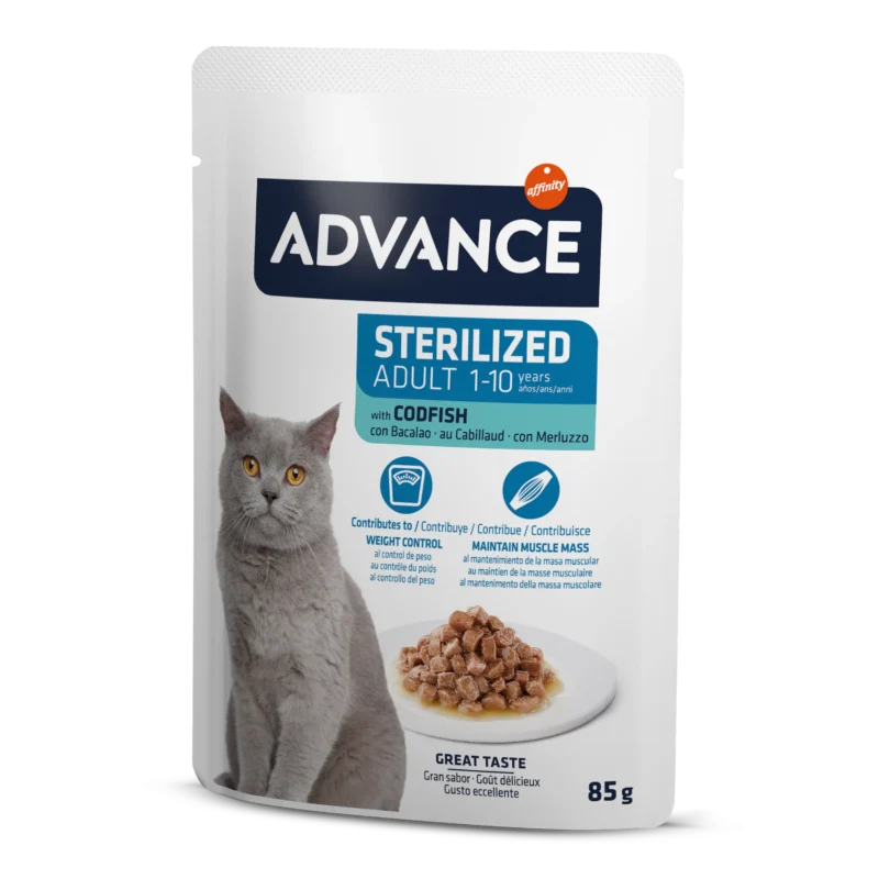 Advance Wet Sterilized Codfish 12x85g