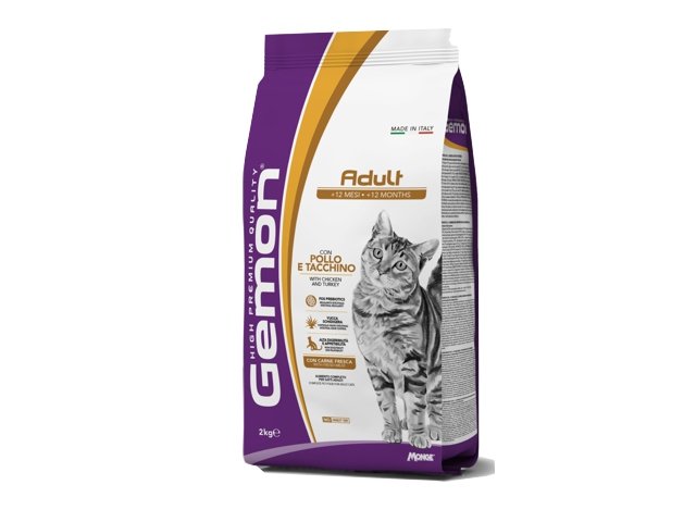 GEMON - Dry Cat Adult Complete chicken & turkey 2 kg