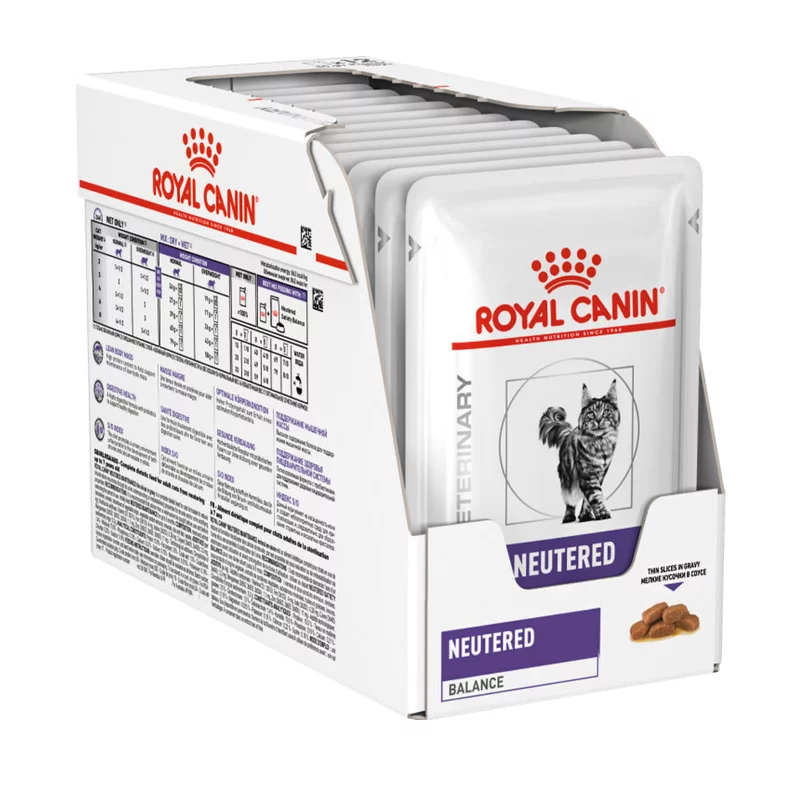 Royal Canin Neutered Balance konservai katėms padaže 12x85g
