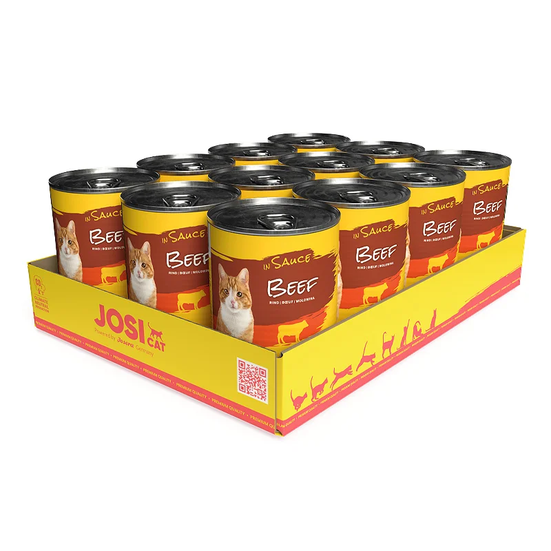 Josera JosiCat Beef in Sauce konservai katėms padaže 12 x 415g