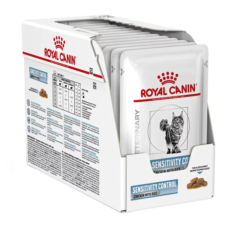 Royal Canin Sensitivity Control konservai katėms padaže 12x85g
