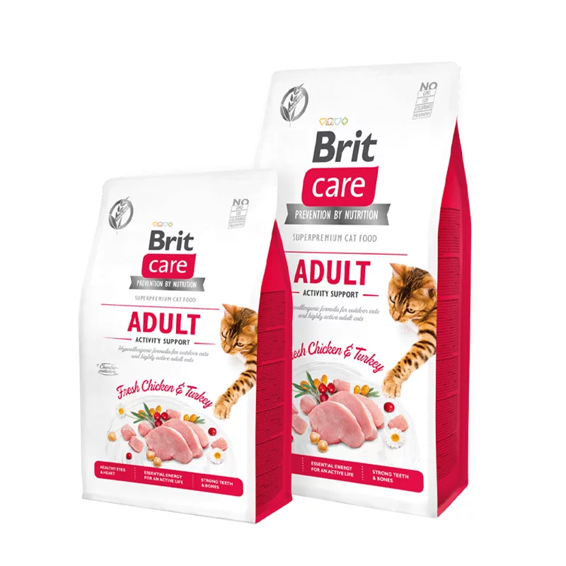 Brit Care Adult Activity Support sausas maistas katėms 7 kg