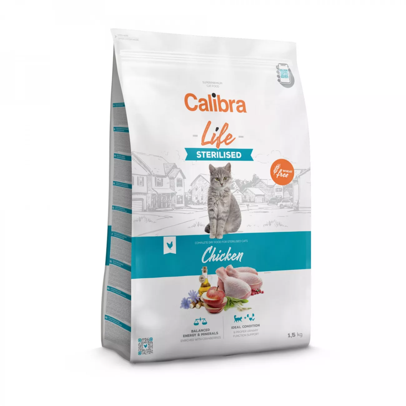 CALIBRA Cat Life Sterilised Chicken sausas maistas sterilizuotoms katėms su vištiena 6 kg