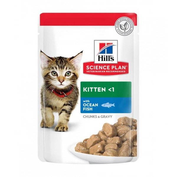 Hill’s Science Plan Kitten Guliašas Kačiukams Su Žuvim 12x85g