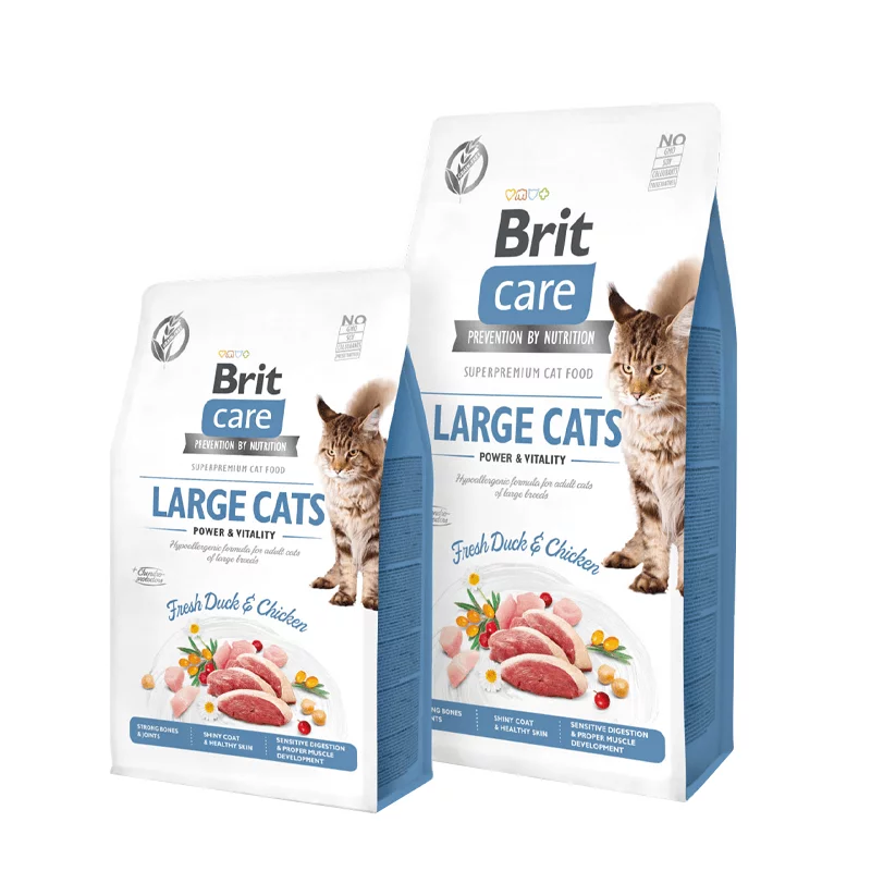 Brit Care Large cats Power & Vitality sausas maistas katėms 7 kg