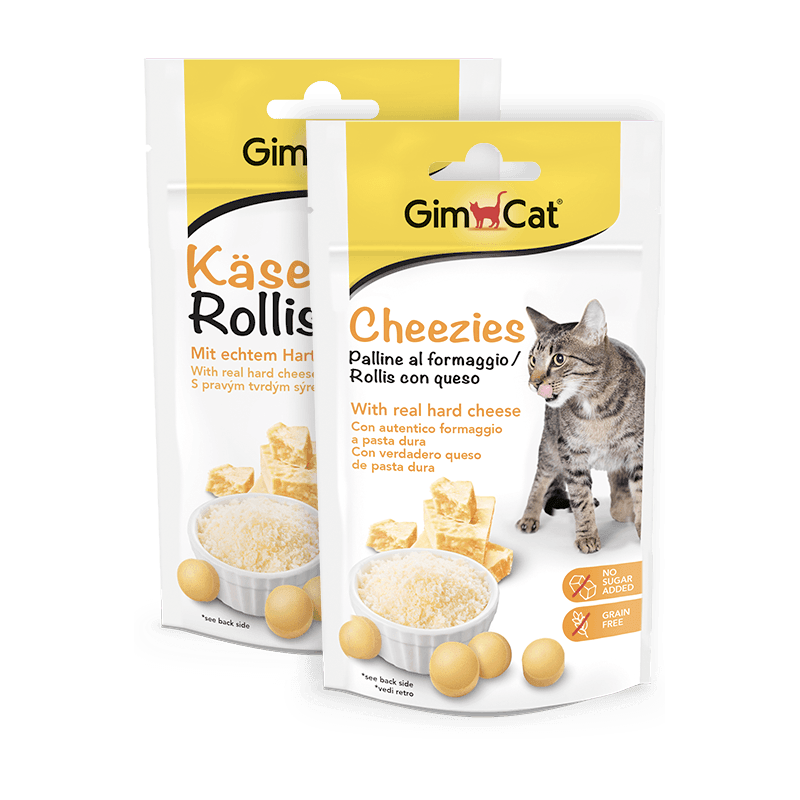 GimCat Cheezies skanėstai katėms su sūriu 50g